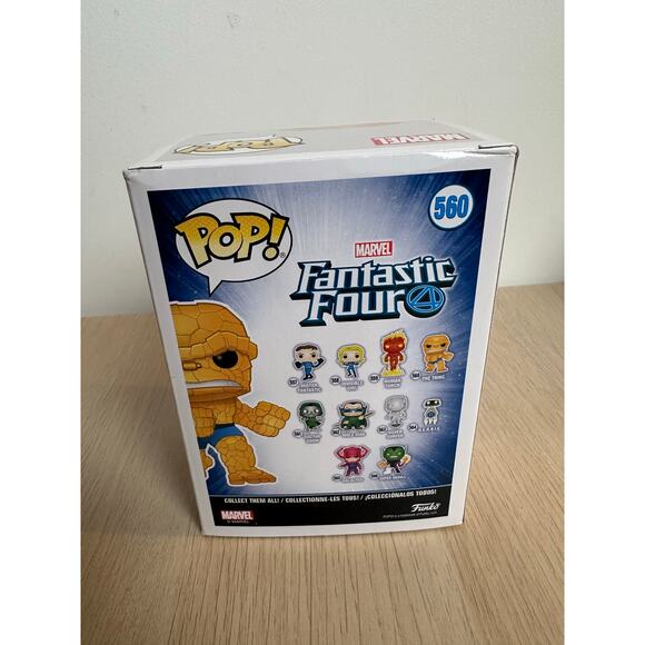Funko Pop! Fantastic Four The Thing #560 Bobble-Head Vinyl Figure - NEW - Picture 4 of 5